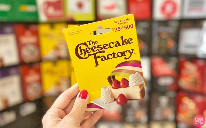 FREE $15 Cheesecake Factory eGift Card with $50 eGift Card Purchase