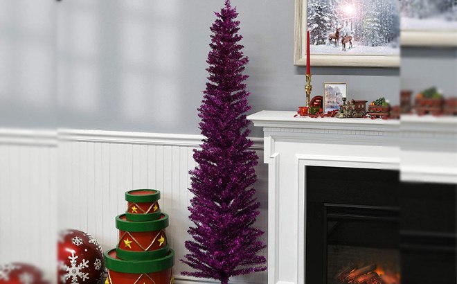 6-Foot Tinsel Tree $41 (Reg $125)