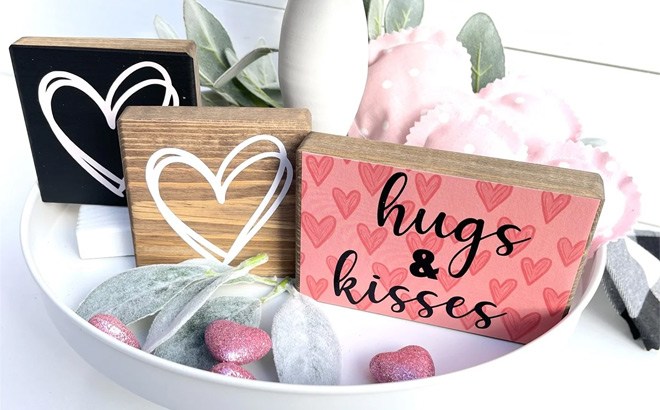 Valentine's Day Signs 2-Pack $13.99 Shipped