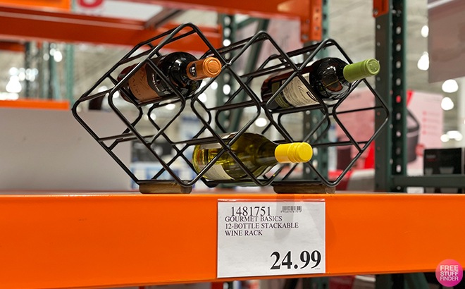 12-Bottle Wine Rack $24.99