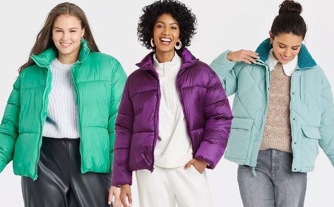 Women's Puffer Jackets From $24.50 at Target
