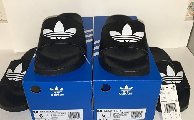 Adidas Men's Slides $15 Shipped