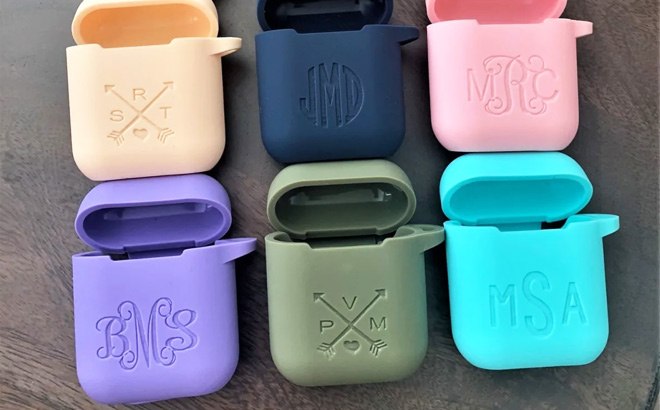 Personalized Silicone AirPods Case $14.99