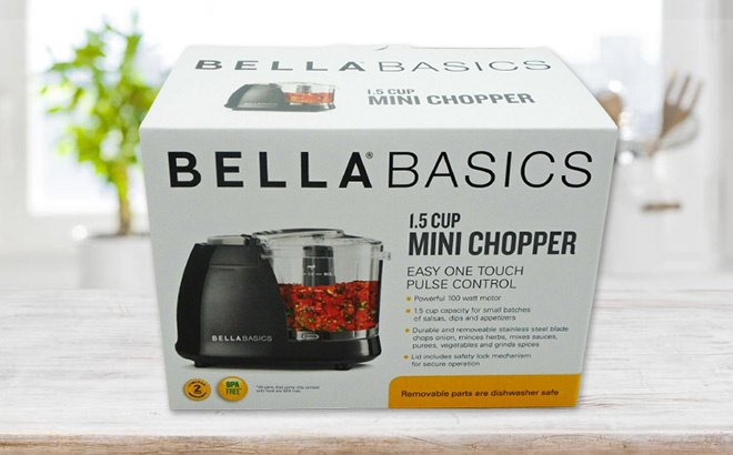 Bella 1.5-Cup Mini Chopper $6.29