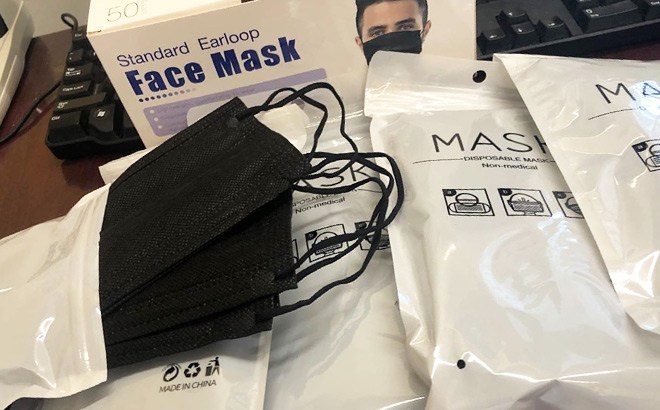 Disposable Face Mask 50-Count for $2!