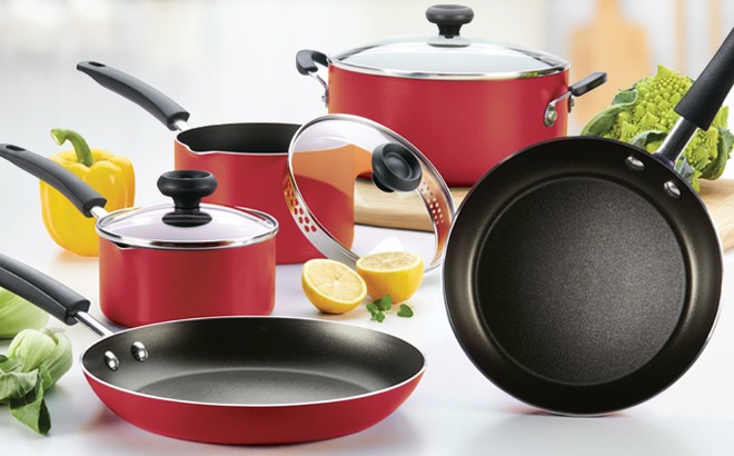 Farberware 20-Piece Cookware Set $50