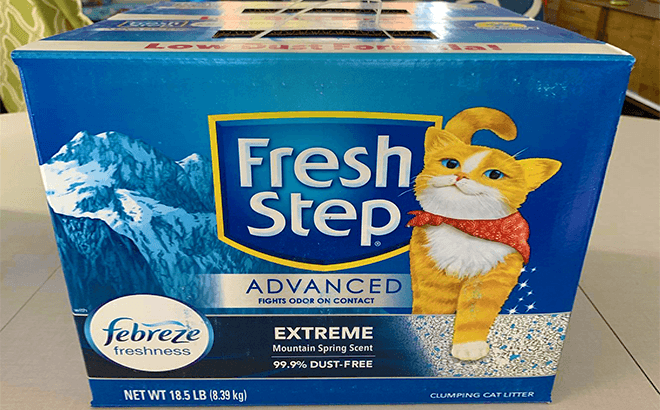 Fresh Step Advanced Clumping Cat Litter $7.79