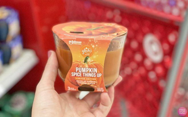 Glade 3-Wick Candle 3-Count $5.99