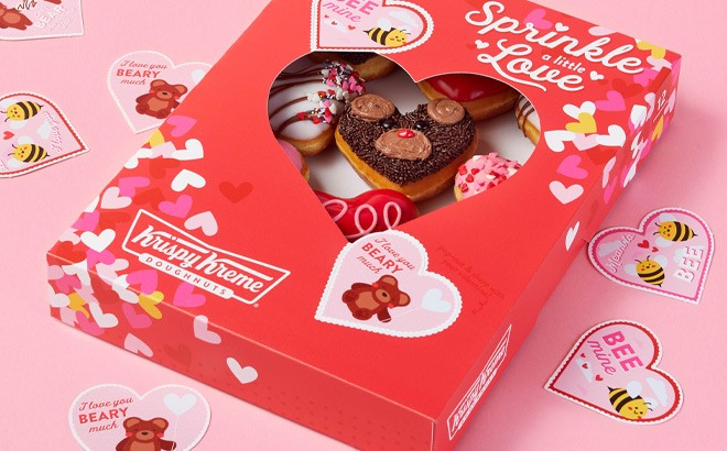 Krispy Kreme Valentine’s Day Doughnuts Available Now!