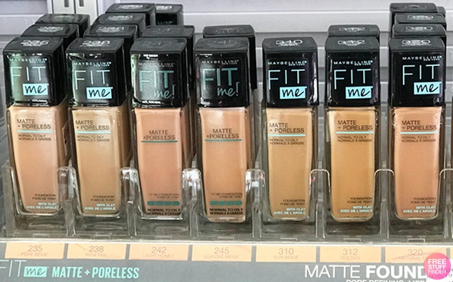 Maybelline Fit Me Foundation $2.99