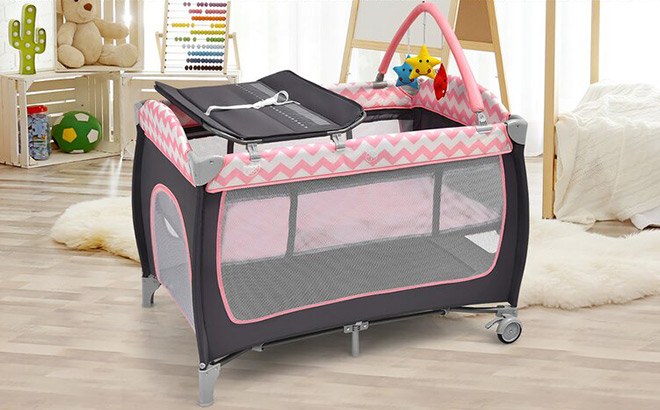 Multipurpose Bassinet with Bedding $94 Shipped