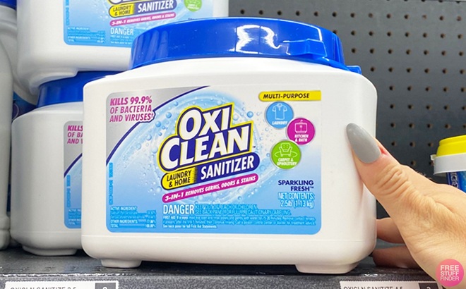 OxiClean Powder Sanitizer $5.80 Shipped at Amazon