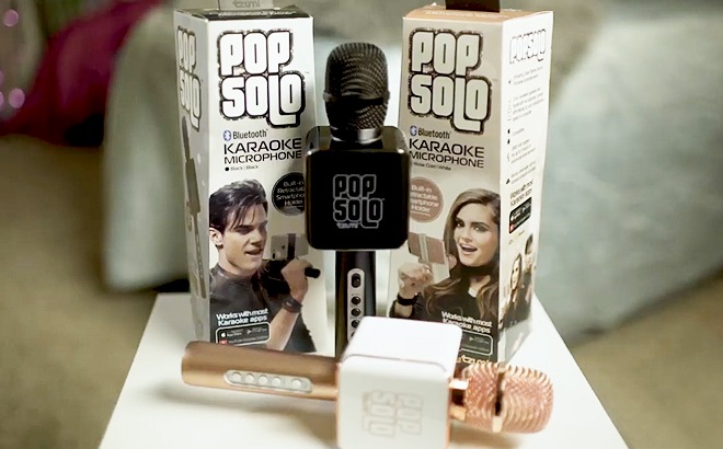 Pop Solo Karaoke Microphone $17.99