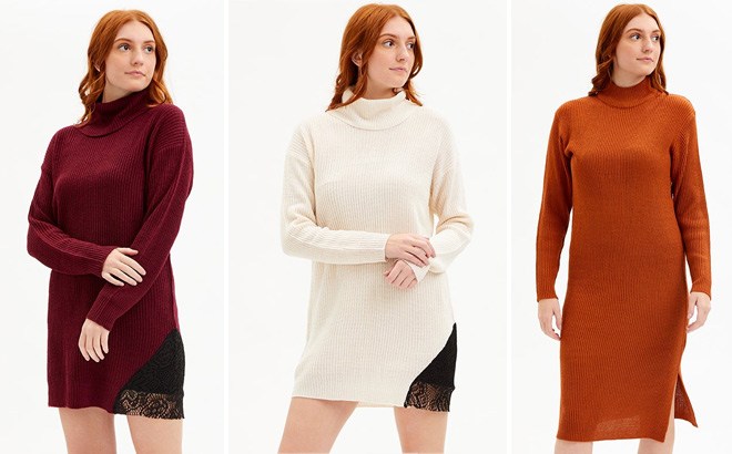 Sweater Dresses $11 - All Styles