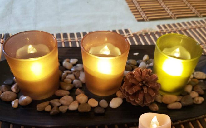 LED Tea Lights 12-Pack for $9.99