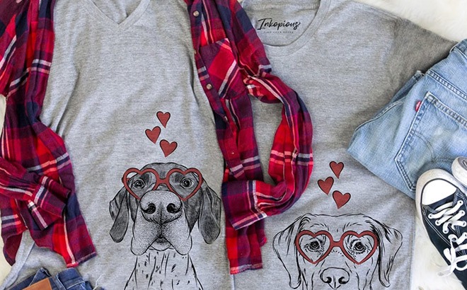 Valentine's Dog Shirts $18.99 Shipped