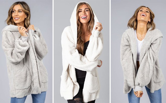 Cents Of Style Women's Faux Fur Jacket $28