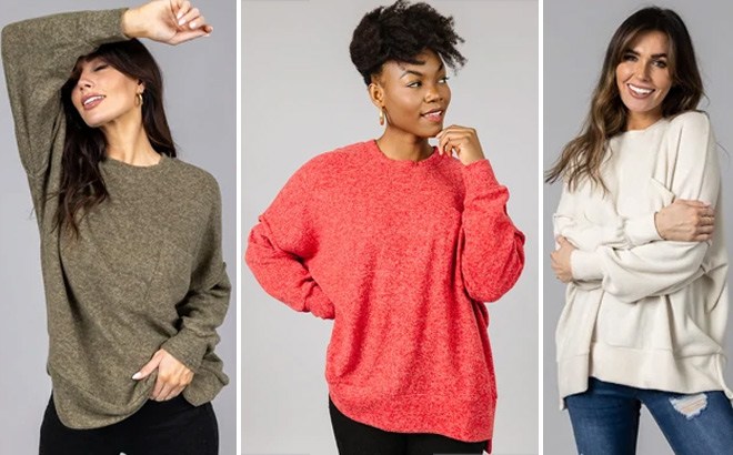 Cents of Style Women's Sweaters $19.99