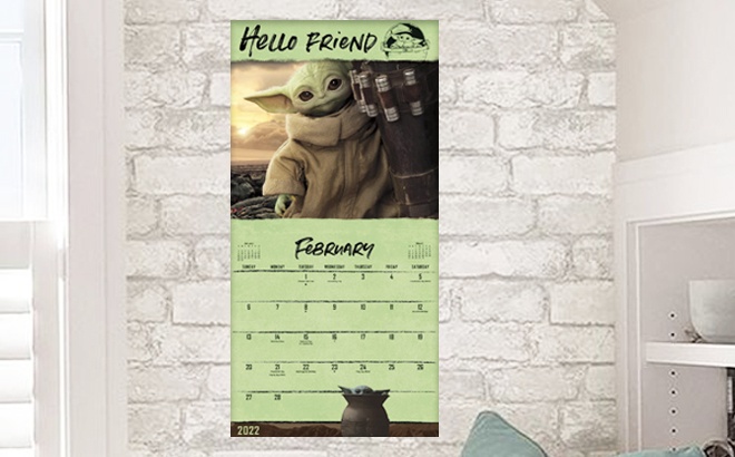 Star Wars 2022 The Child Calendar $3.99