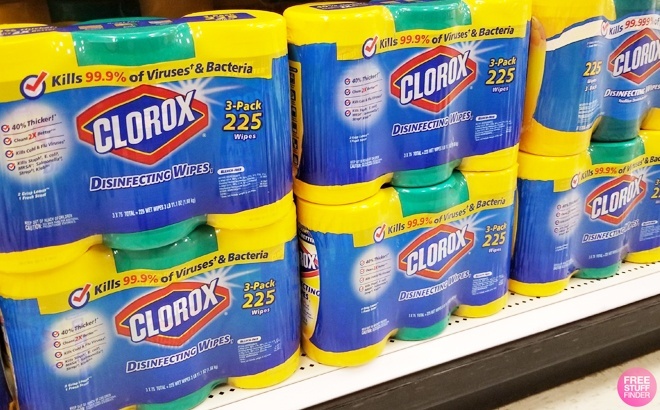 Clorox Wipes 300-Count for $9.98 Shipped