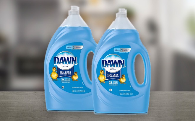 Dawn 56 Oz Dish Soap 2-Pack for $10!
