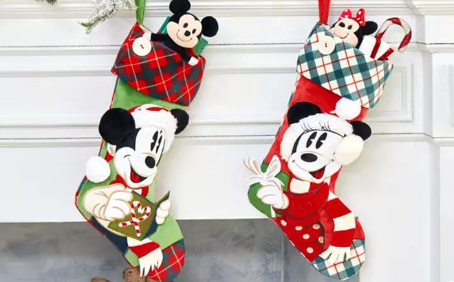 Disney Minnie Mouse Holiday Stocking $17.98