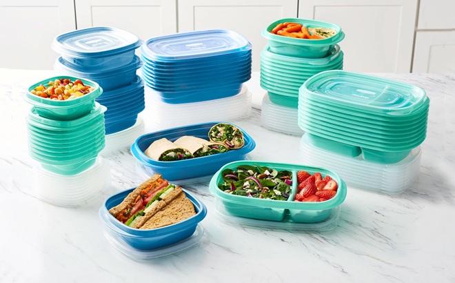 Rubbermaid 100-Piece Container Set $15.98