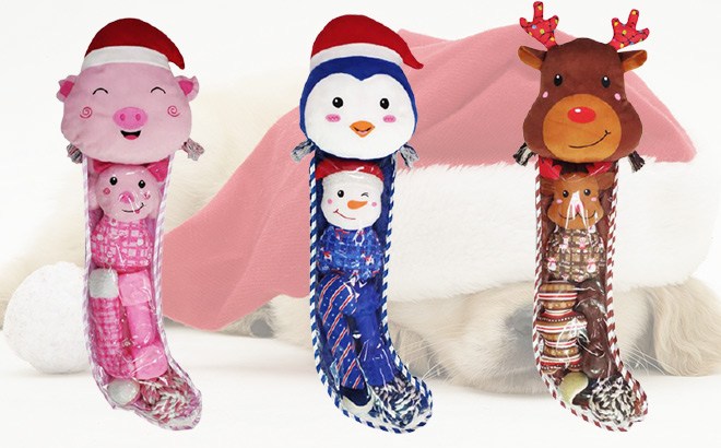 Dog Toys Holiday 8-Piece Gift Set $2