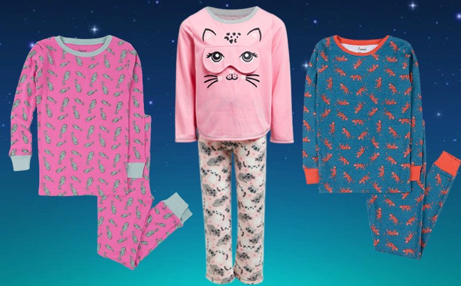 Kids Pajama Sets $9.99