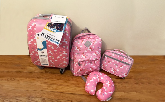 Kids 5-Piece Luggage Set $69 Shipped