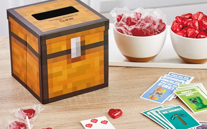 Hallmark Minecraft V-Day Cards & Mailbox $7.99 + FREE Pickup