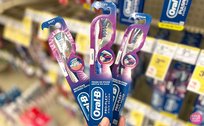 4 FREE Oral-B Toothbrushes + Make $3!