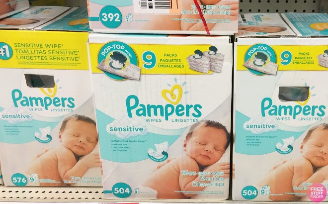 Pampers 336-Count Wipes $10.97!