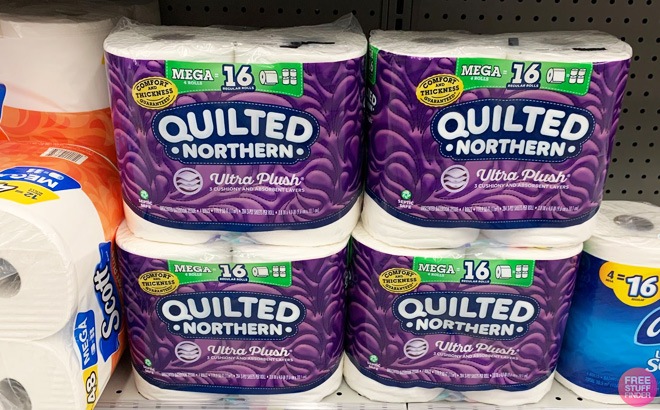 Quilted Northern Toilet Paper 18-Rolls $15.67