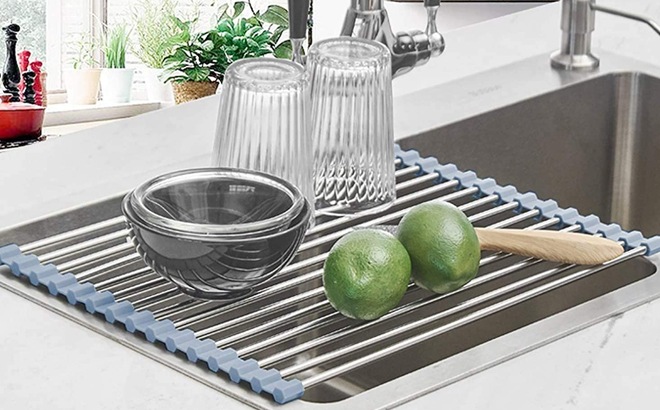 Roll Up Dish Drying Rack $9.89