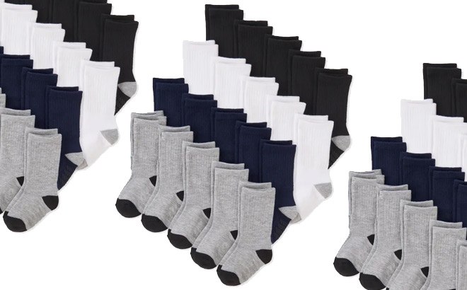 Children's Place Boys Socks 20-Pack $17.98