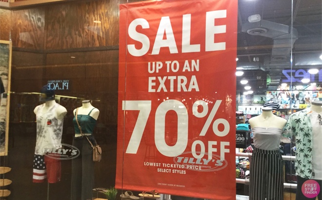 Extra 50-70% Off Clearance at Tilly's (Women's Tops Just $2!)