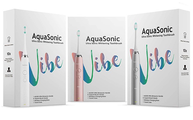 AquaSonic Electric Toothbrush $31 Shipped
