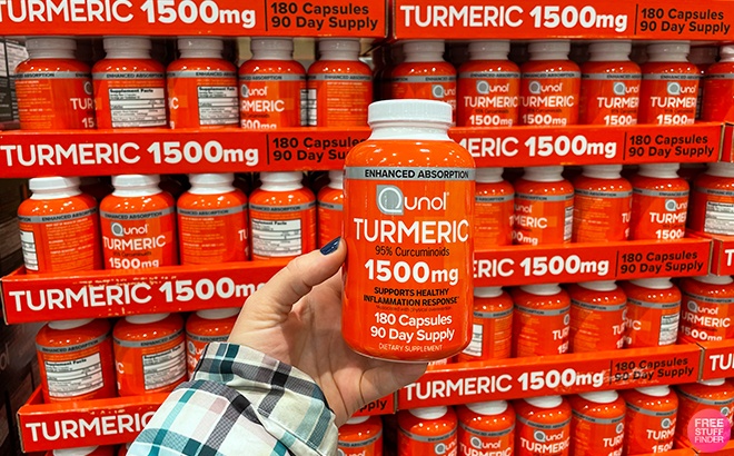 Turmeric Supplement Capsules 180-Count $31.99