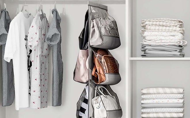 Two-Sided Hanging Purse Organizer $6.99!