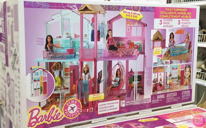 Barbie 3-Story Townhouse $69 Shipped