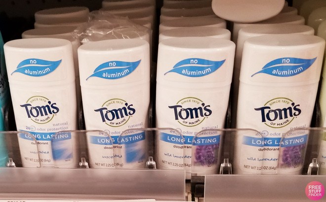 Tom’s of Maine Deodorants $1.04 Each