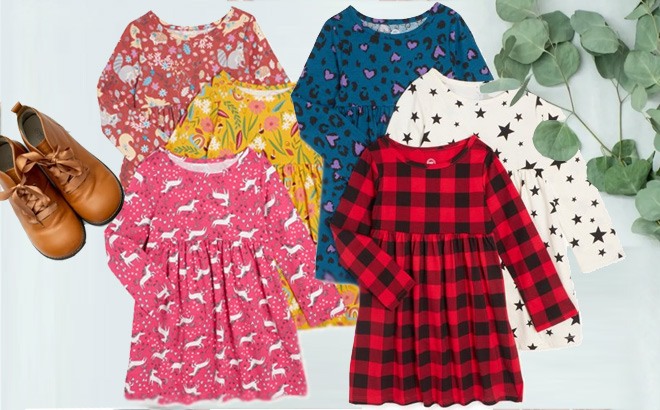 Baby & Toddler Girl Dresses 3-Pack for $6