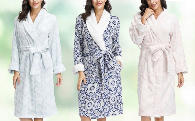 Women's Plush Robes $27 Shipped