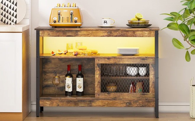 Lighted Kitchen Island $174 Shipped!