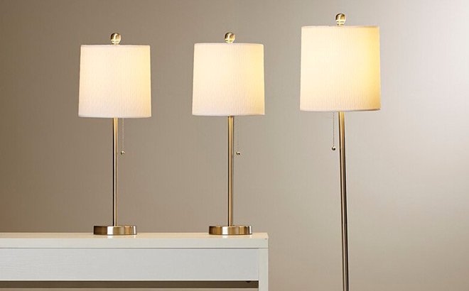 Lamp 3-Piece Sets $170 Shipped