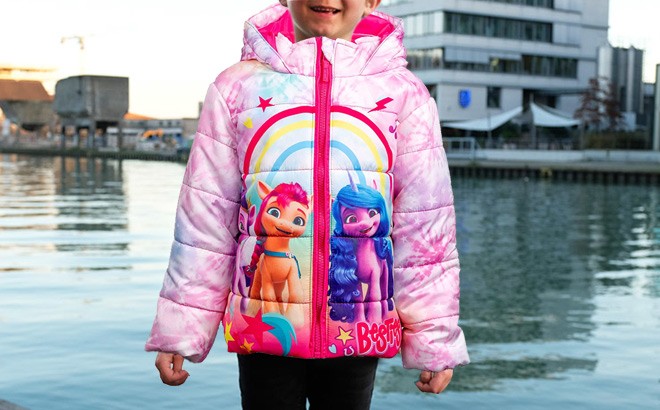 My Little Pony Kids Puffer Jacket $10