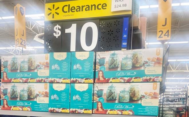 Walmart Clearance: Pioneer Woman Canister Set $10