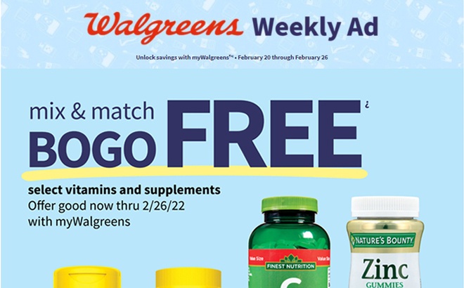 Walgreens Ad Preview (Week 2/20 – 2/26)