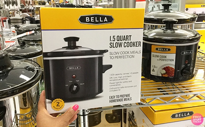 Bella 1.5-Quart Slow Cooker $8.99 (Reg $15)!